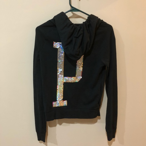 💕PINK Zippered Hoody - Picture 3 of 5